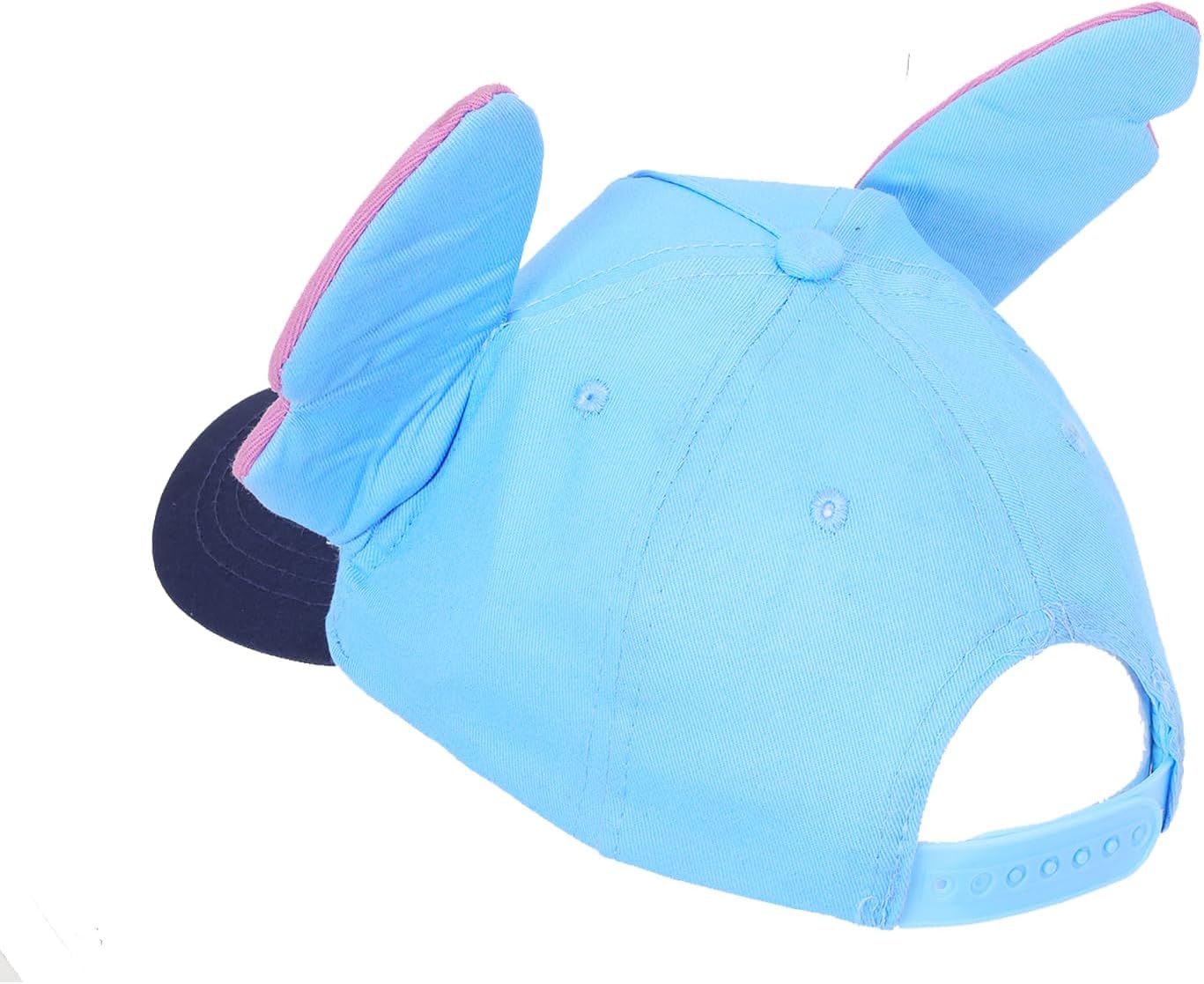 Lilo and Stitch Baseball Hat Set - Cap with Floppy 3D Ears, Stickers, Door Hanger | Lilo & Stitch Merchandise for Girls