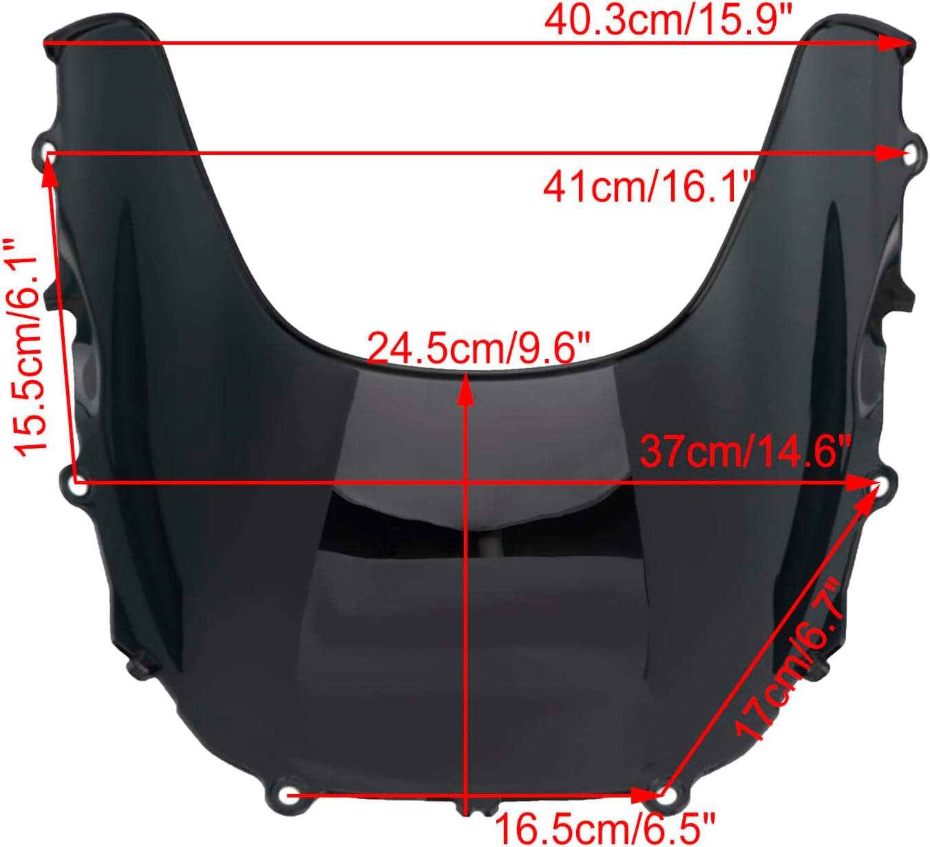 Motorcycle Windshield Windscreen Wind Shield Protector Plastic for YAMAHA XSR900 GP 2024-2025