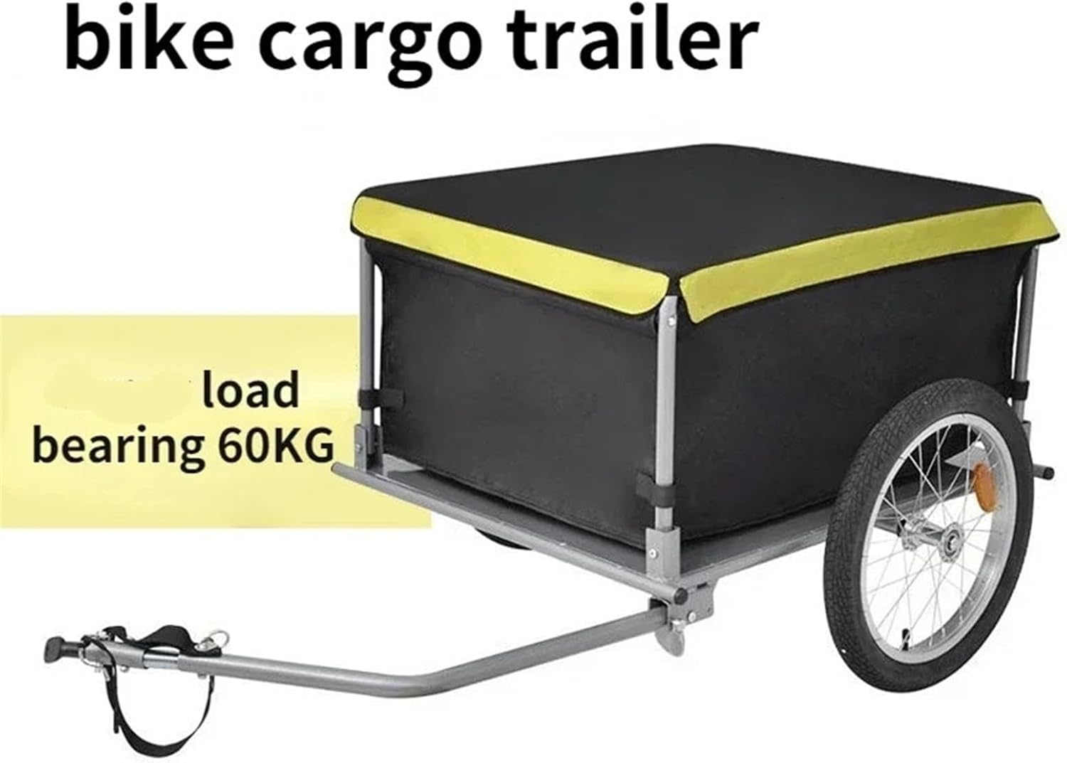 Bike Trailer Will Travel Pull Cargo Trailer Sundries Trailer Shopping Cart LuggageBicycle Trailer Pet Trolley Pet Carrier
