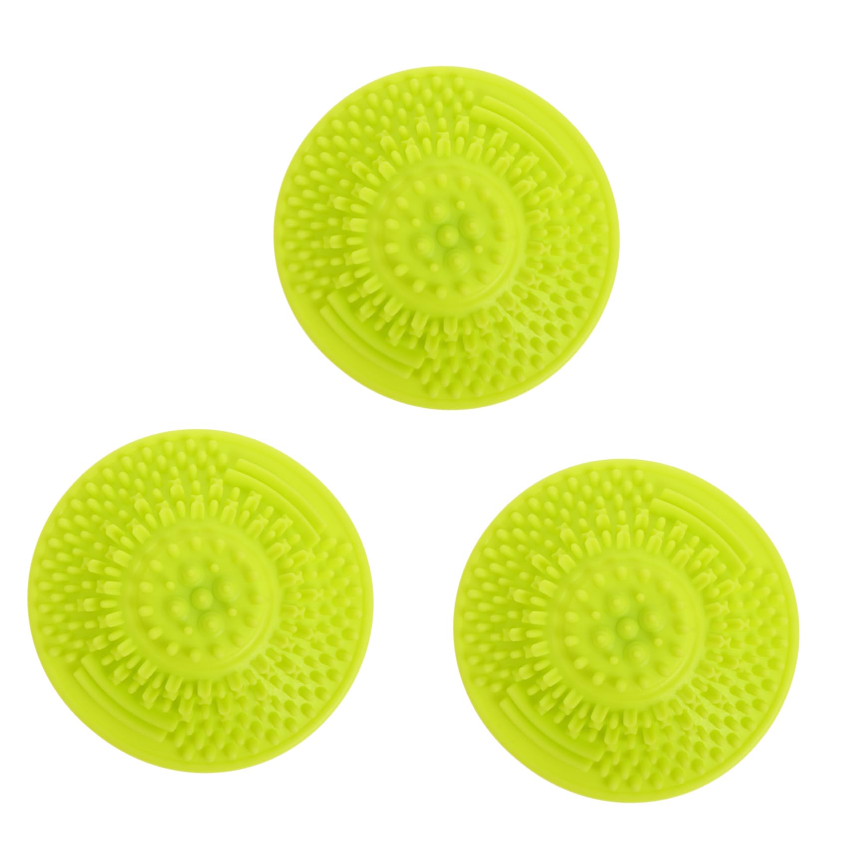 Healeved 3pcs Silicone Makeup Brush Cleaning Pad Brush Cleaner and Mat Makeup Scrubber Cleaner Pad