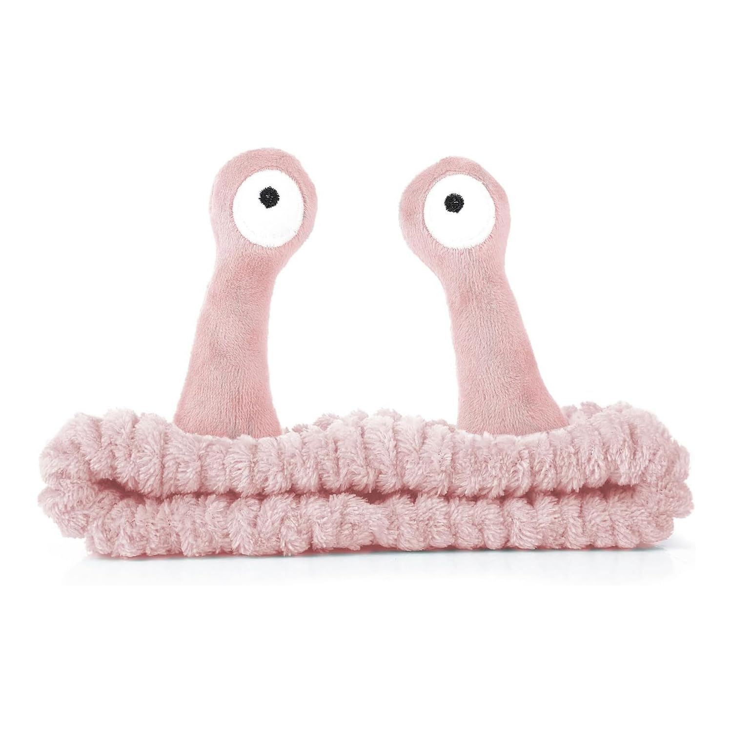 XIANZANDERFace Wash Headband,Snail Spa Hair Bands,Facial Makeup HeadBand,Elastic Headband Creative Accessories for Women Girls Washing Face Beauty (Pink)