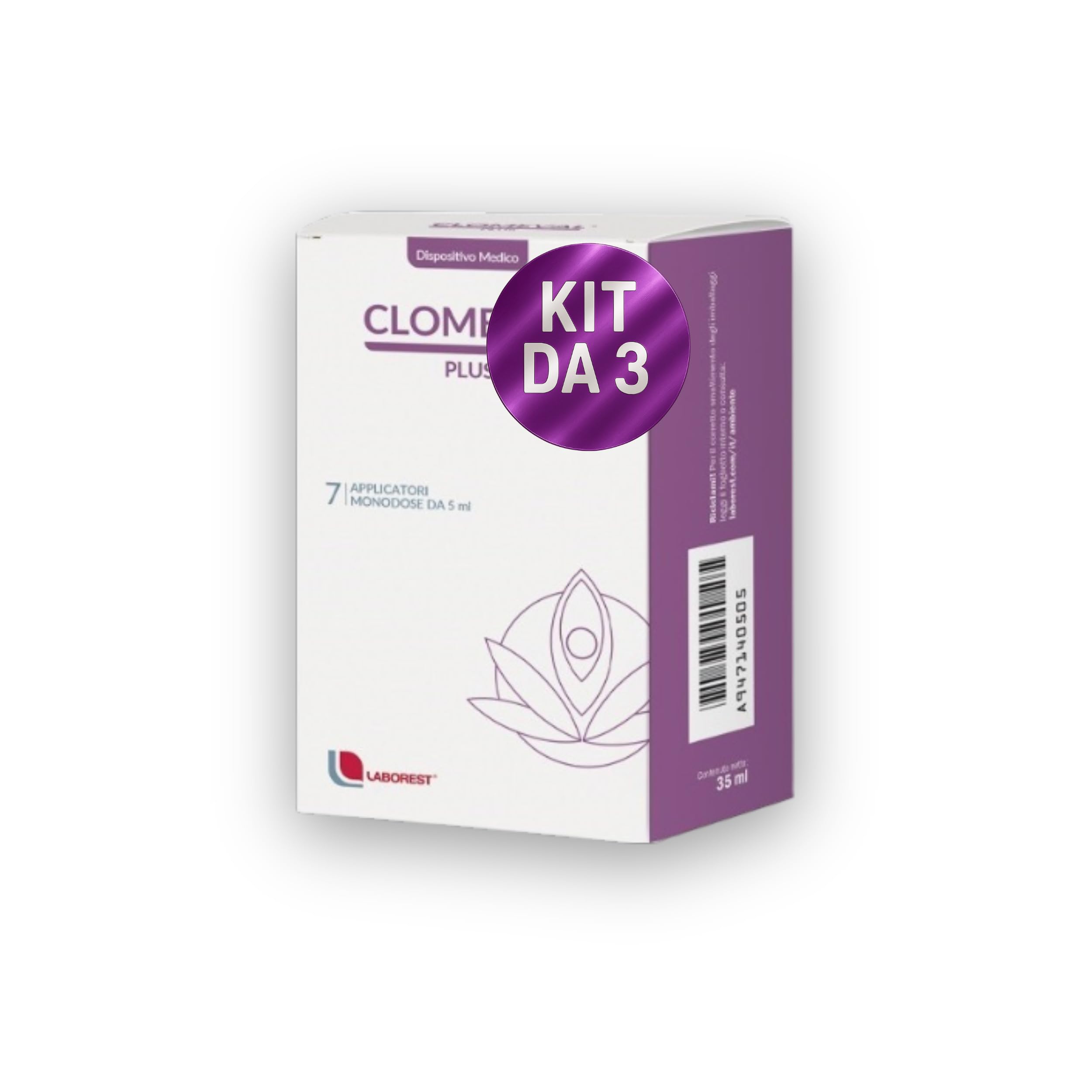 Gel Intimo [IDRATANTE - LENITIVO] Intimo Donna | Kit da 3 Confezioni | Sollievo da Secchezza, Prurito e Fastidi Vaginali | 7 Applicatori Monouso - 35 ml