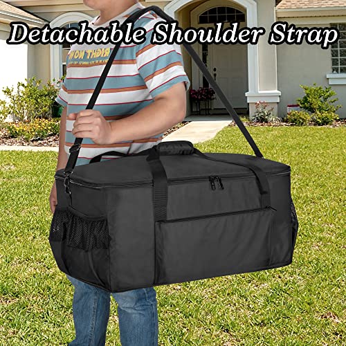 SAMDEW Outdoor Grill Cover Compatible with Weber Q1000 Q1200 Propane Gas Grill, Portable Grill Carry Bag Compatible with Weber Q1400 Electric Grill, for Camping & Barbecue, Bag Only (Patented Design) by samdew - Image 5