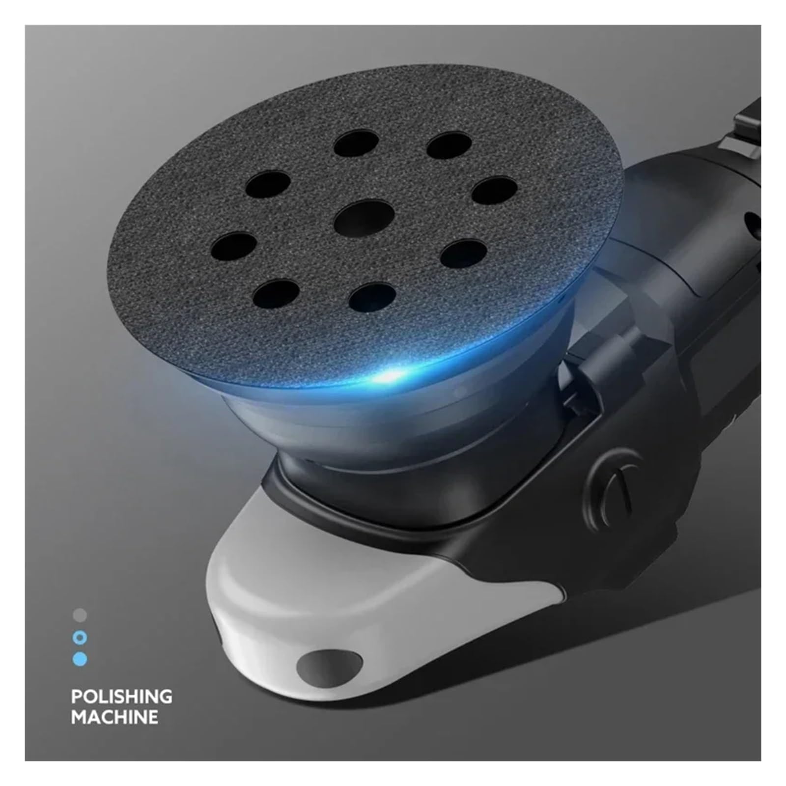 Máquina del pulidor de coche inalámbrico 900W, excéntrico recargable 5 pulgadas sin escobillas, Kit máquina encerado abrillantado for(Package 1)