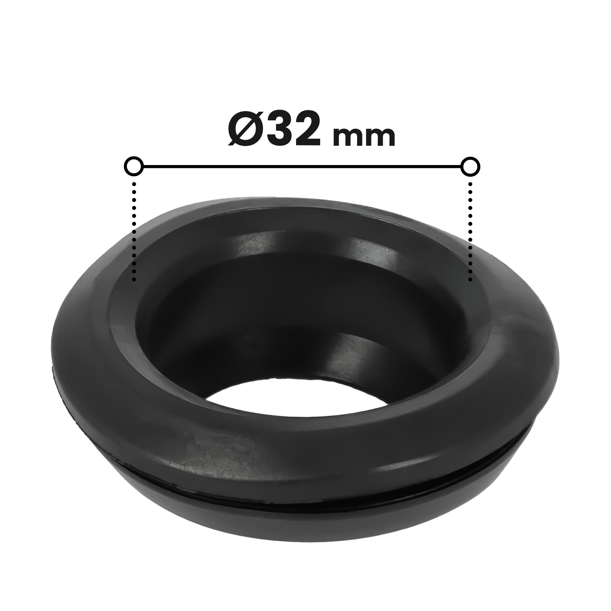 Millto Lot de 10 joints en caoutchouc pour compteur d'eau 32 mm Joint flexible pour compteur d'eau