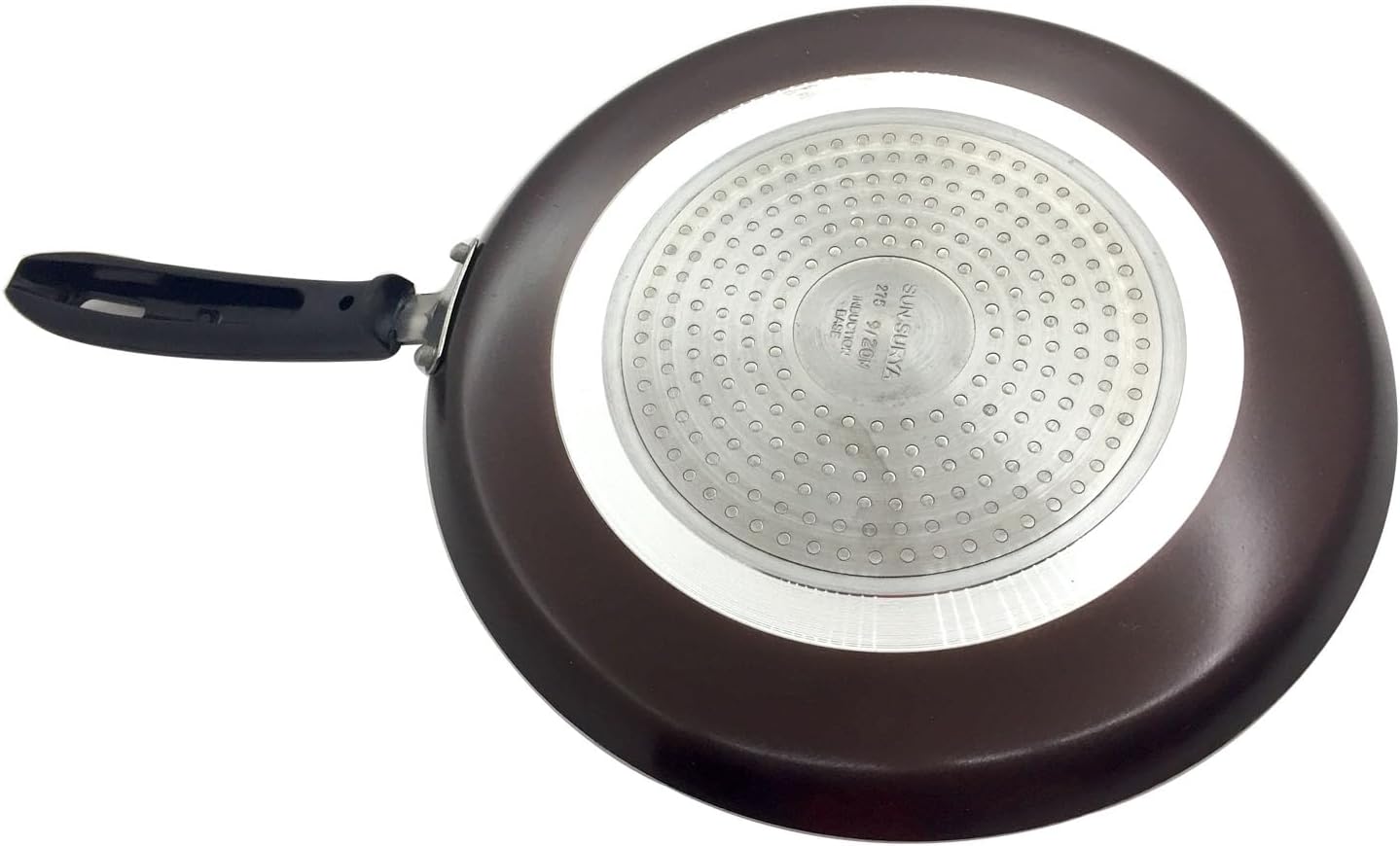 DBY Dosa Pan Nonstick Dosa Tawa Heavy Gauge Crepe Pancake Aluminum Pan Griddle Induction Compatible Flat Tava Griddle Cookware Indian Roti Chapati Paratha Tawa (275mm)