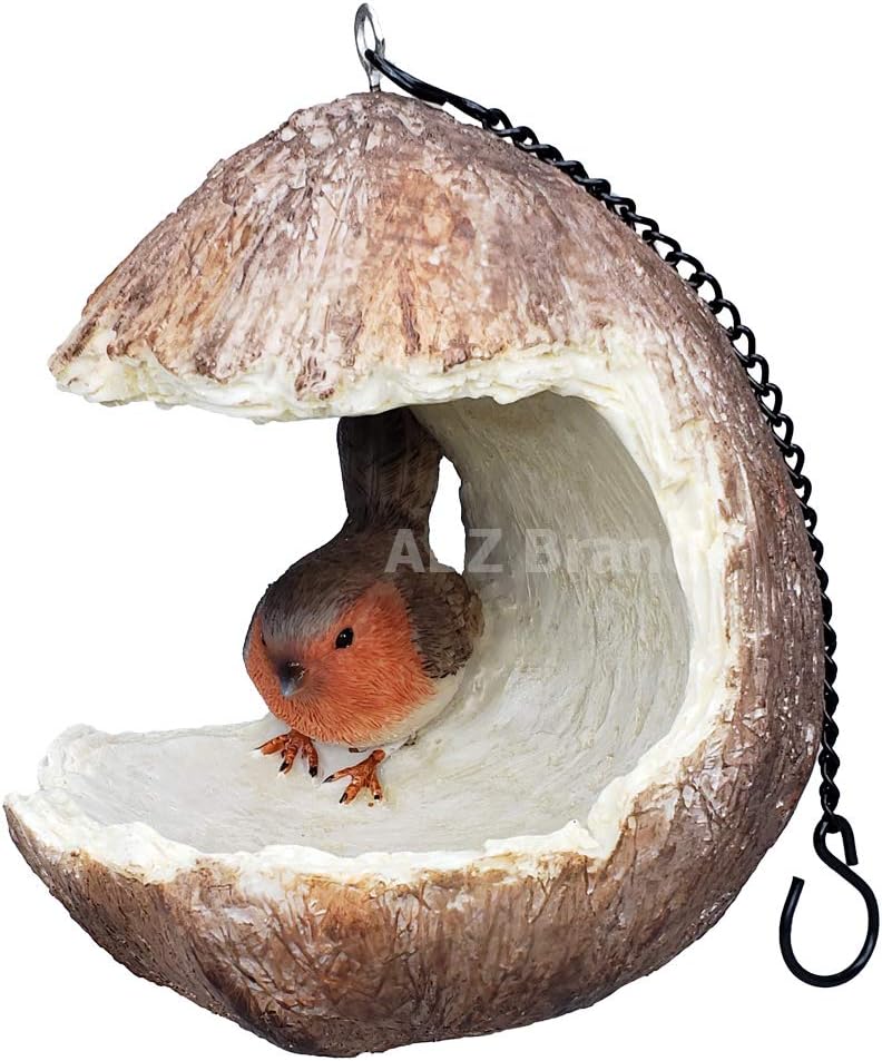 Garden Farm Colorful Fruits Hanging Wild Bird Feeder (Coconut)