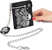 Subculture Jewelry ウォレット　Wallet Amazon.com: HeiBai Xiong Goth Chain Wallet Skull Biker Wallet
