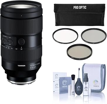 Tamron 35-150mm f/2-.8 Di III VXD Lens for Sony E, Bundle with Filter Kit. Cleaning kit