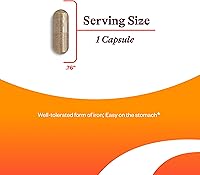 Vista 3 de Seeking Health Hierro con Cofactores, como Ferrochel Ferroso Bisglicinato, Vitamina A y C Cofactores, Enzimas Digestivas para una óptima absorción