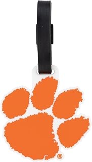 Clemson University Luggage Tag Tigers Tags Bag (PVC Luggage Tag - Design A)
