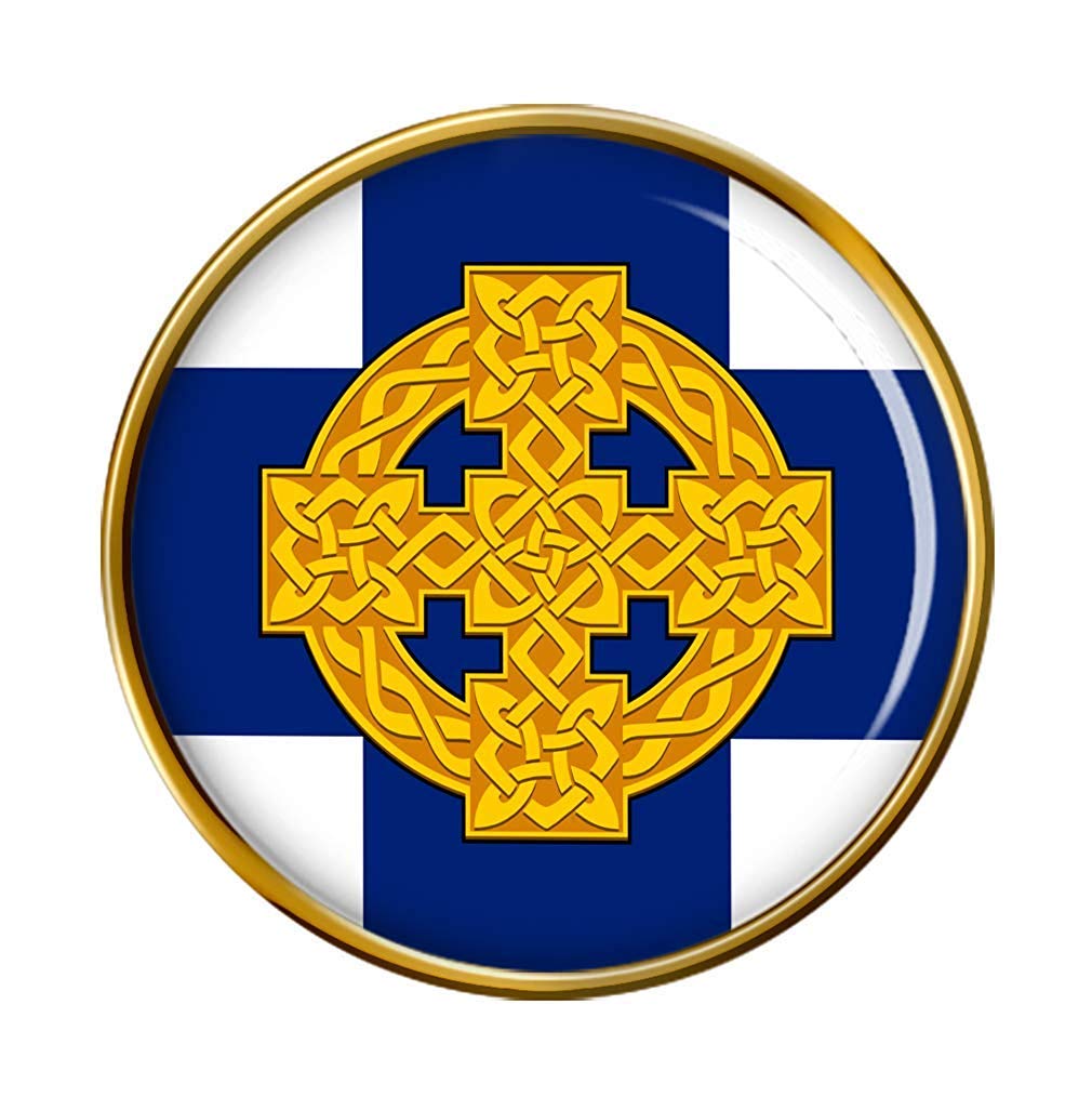 Family-Crests.com Men's Gold Church In Wales Pin Badge