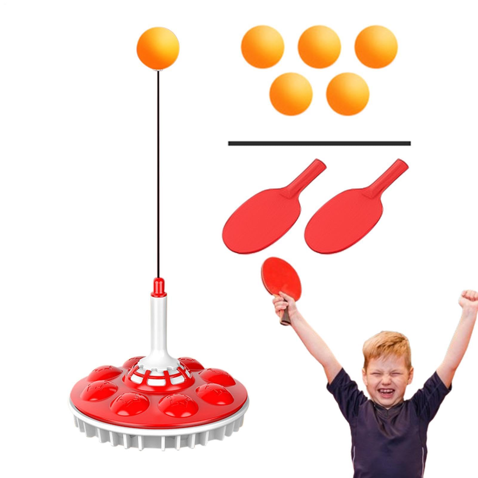 Solos - Attrezzo per allenamento da pong, attrezzo per allenamento a pong, attrezzo portatile per esercizi di velocità di reazione, set da pong e palla