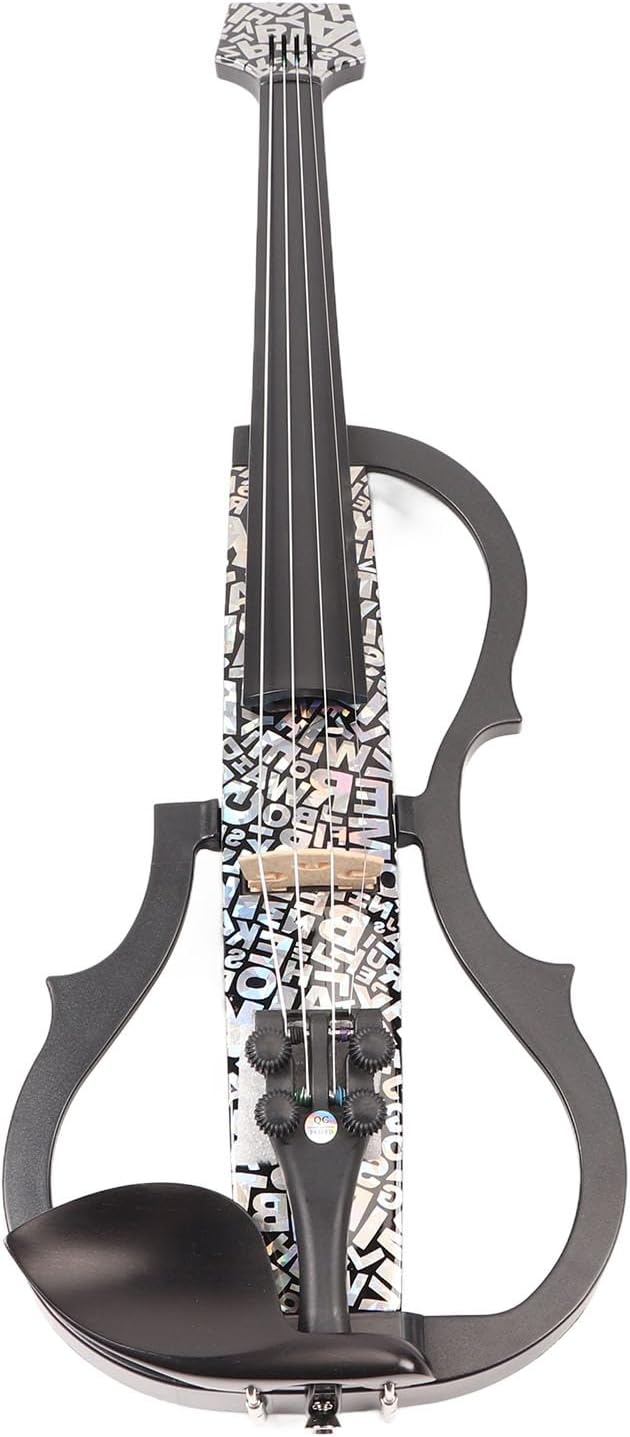 Full Size Electric Violin, 4/4 Built in Pickup Carbon Fiber