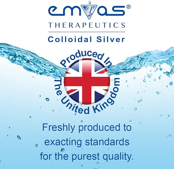 UK - 20 PPM Colloidal Silver - 50ml Bottle in Amber Glass - Perfect for a Travel Pack and Away Days - Pure and Natural, Premium Quality.