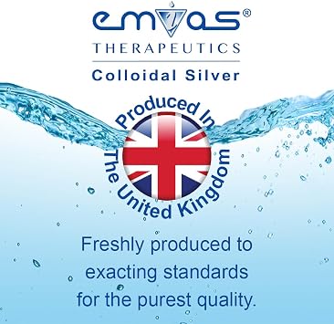 UK - 20 PPM Colloidal Silver - 50ml Bottle in Amber Glass - Perfect for a Travel Pack and Away Days - Pure and Natural, Premium Quality.