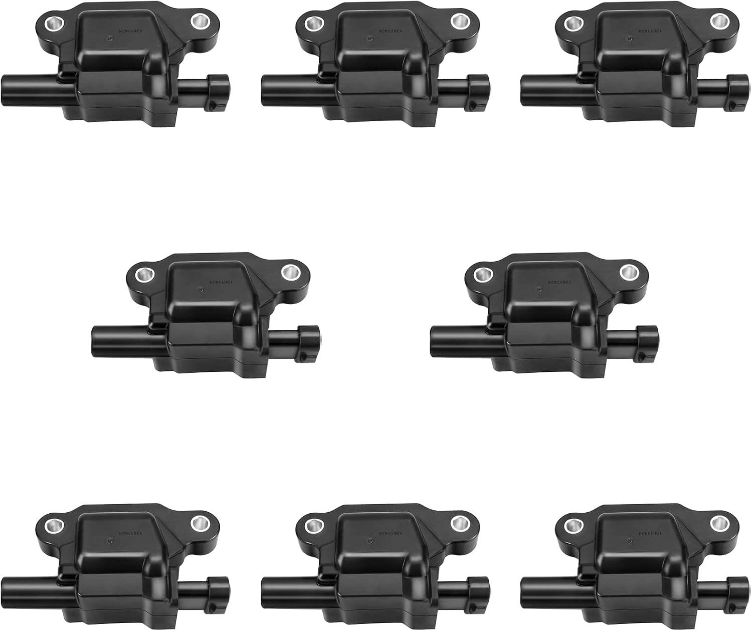 DRIVESTAR 8pcs Ignition Coil Pack Compatible for Chevrolet Silverado 1500 Trailblazer Avalanche Corvette GMC Sierra 1500 Yukon Cadillac Escalade ESV 5.3L 6.0L V8 Replacement UF413 12611424 12570616