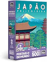 Toyster - Quebra-cabeça: Postais do Mundo - Japão - Fujiyoshida - 500 peças nano - Game Office