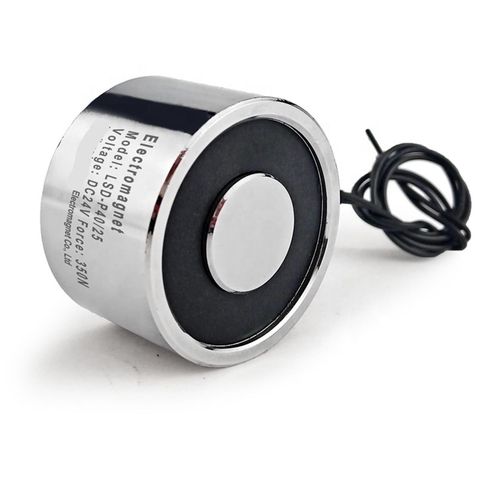 LSD-P40/25 DC 12 V 24 V 30 kg cylinder elektromagnetyczny elektromagnetyczny solenoid Sucker 1 szt. (24 V)