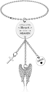 Sympathy Gift for Loss of Mom Car Hanging Accessories Memorial Gifts for Loss of Mother in Memory of Mother Gift Remembrance Bereavement Present Car Hanging Ornament for Daughter Son