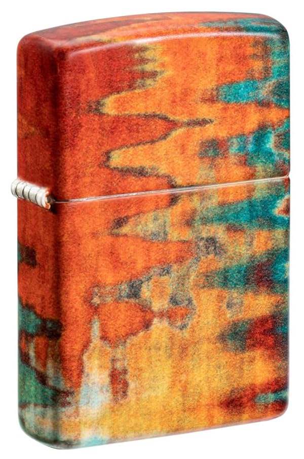 Zippo Orange Brush Strokes 540 Color Pocket Lighter by Zippo - Used condition - US$22.77