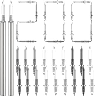 Serplex® 200Pcs Traceless Nails for Wooden Border Invisible Double-Headed Nails Threaded Screw Nails for Wooden Border Ins... Price In India