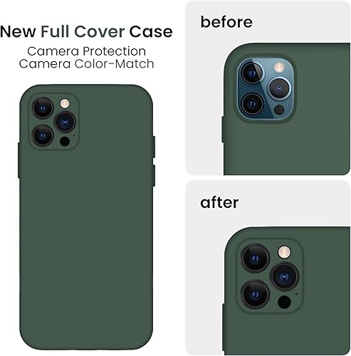 Miniatura 2 de Cordking Funda para iPhone 11 Pro Max, silicona bordes cuadrados y protección de cámara Funda mejorada para teléfono con forro de microfibra suave