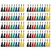 Areyourshop 100 Pcs 5 Color Banana Plug For Test Probes 4mm Binding Post Jack Soldering