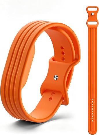 Sports Silicone Band Compatible with Google Fitbit Air Tracker, Orange