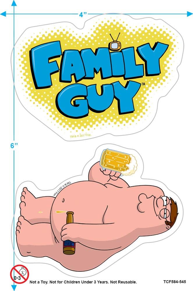 Family Guy Peter The Greatest Father Funny T Shirt & Stickers (Medium)