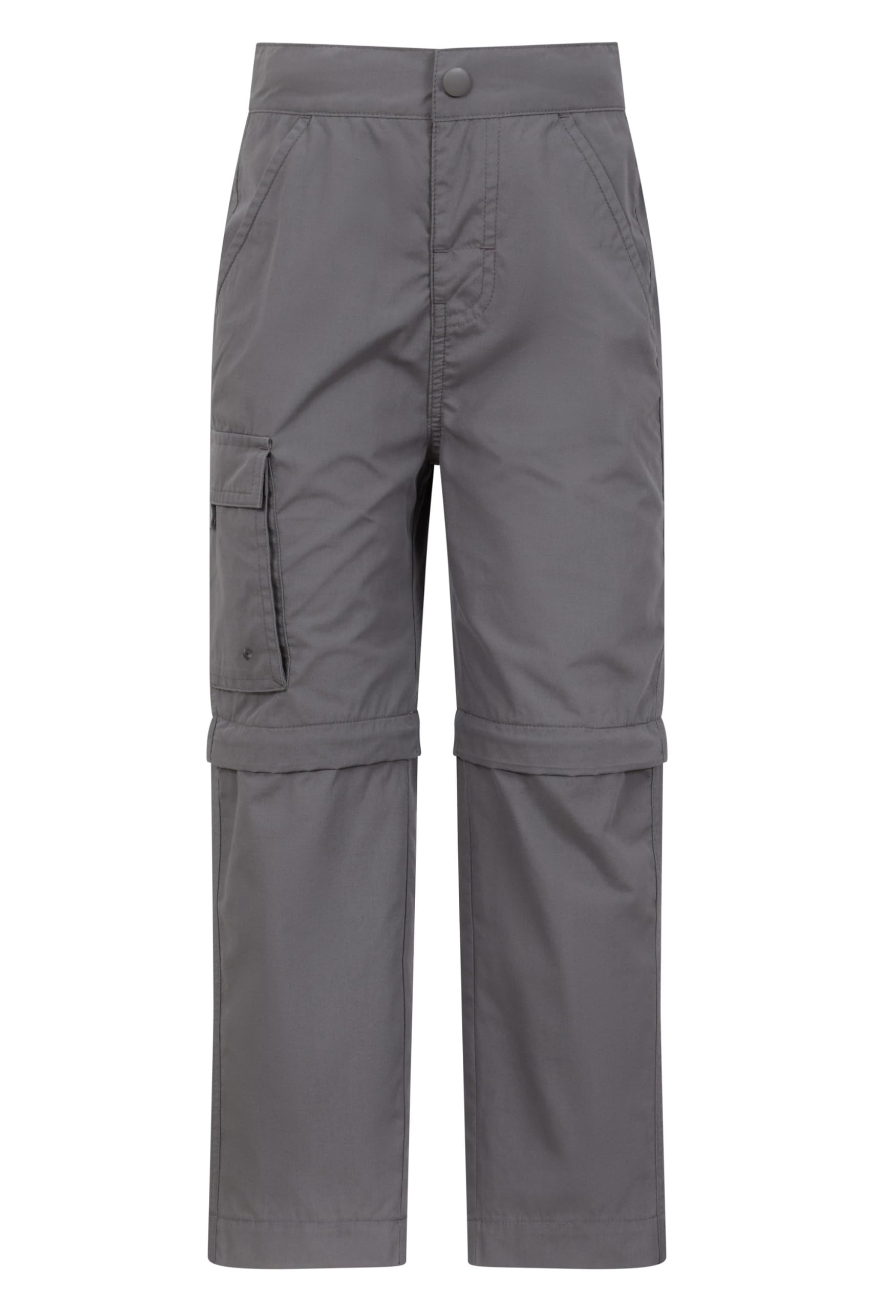 Mountain Warehouse Active Kids UPF 50+ Zip-Off Trousers Dark Grey 3-4y