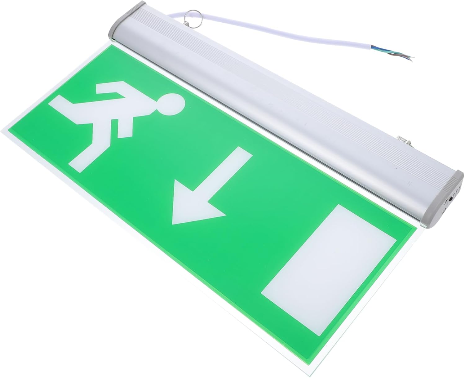 1pc Led Emergency Exit Light Battery Backup Compact Design for Offices Schools and Hotels Safety Sign Easy Wall Installation