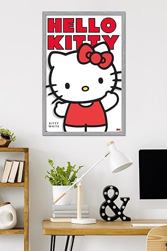 Vista 7 de Trends International Hello Kitty and Friends: Hello - Kitty - Póster de pared de la serie blanca de 34 pulgadas de largo x 22.4 W, paquete de póster