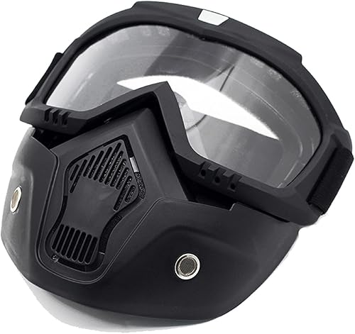 Miniatura 2 de Casco de motocicleta de cara abierta, aprobado por DOT, medio casco apto para hombres y mujeres, ATV ciclomotor scooter
