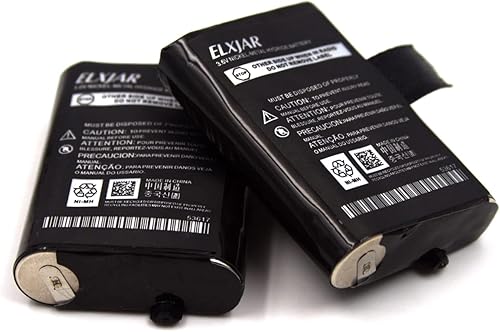 Miniatura 6 de elxjar Paquete de 2 baterías recargables AAA Ni-MH de 3.6 V 700 mAh para radios bidireccionales Motorola 53617 KEBT-086-B 3XCAAA FV300 FV500 FV700