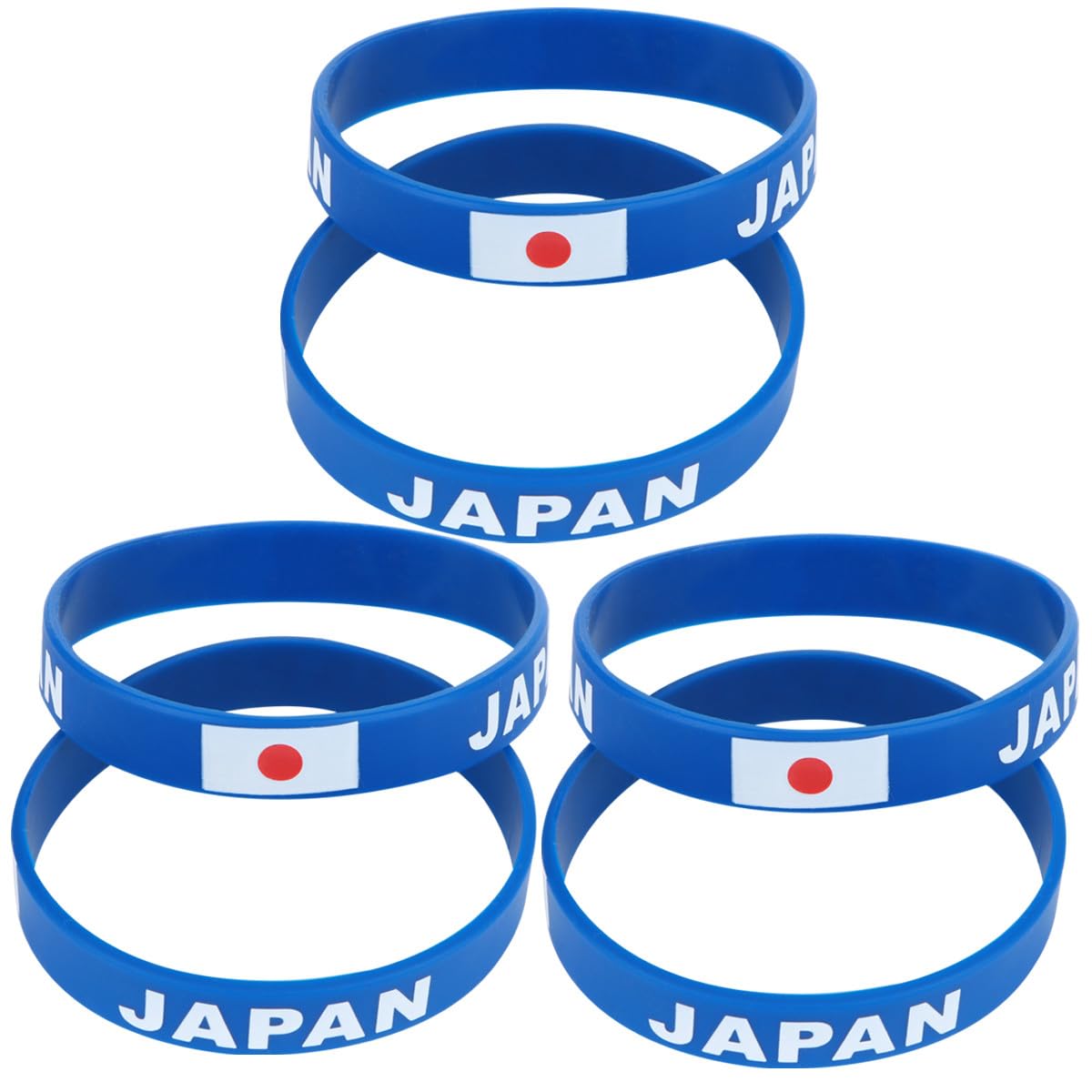HANABASS 12 Pièces Bracelet De Pays Bracelet Drapeau National Drapeau Du Pays Du Japon s De Sport s De Compétition Sportive Bandes Groupe