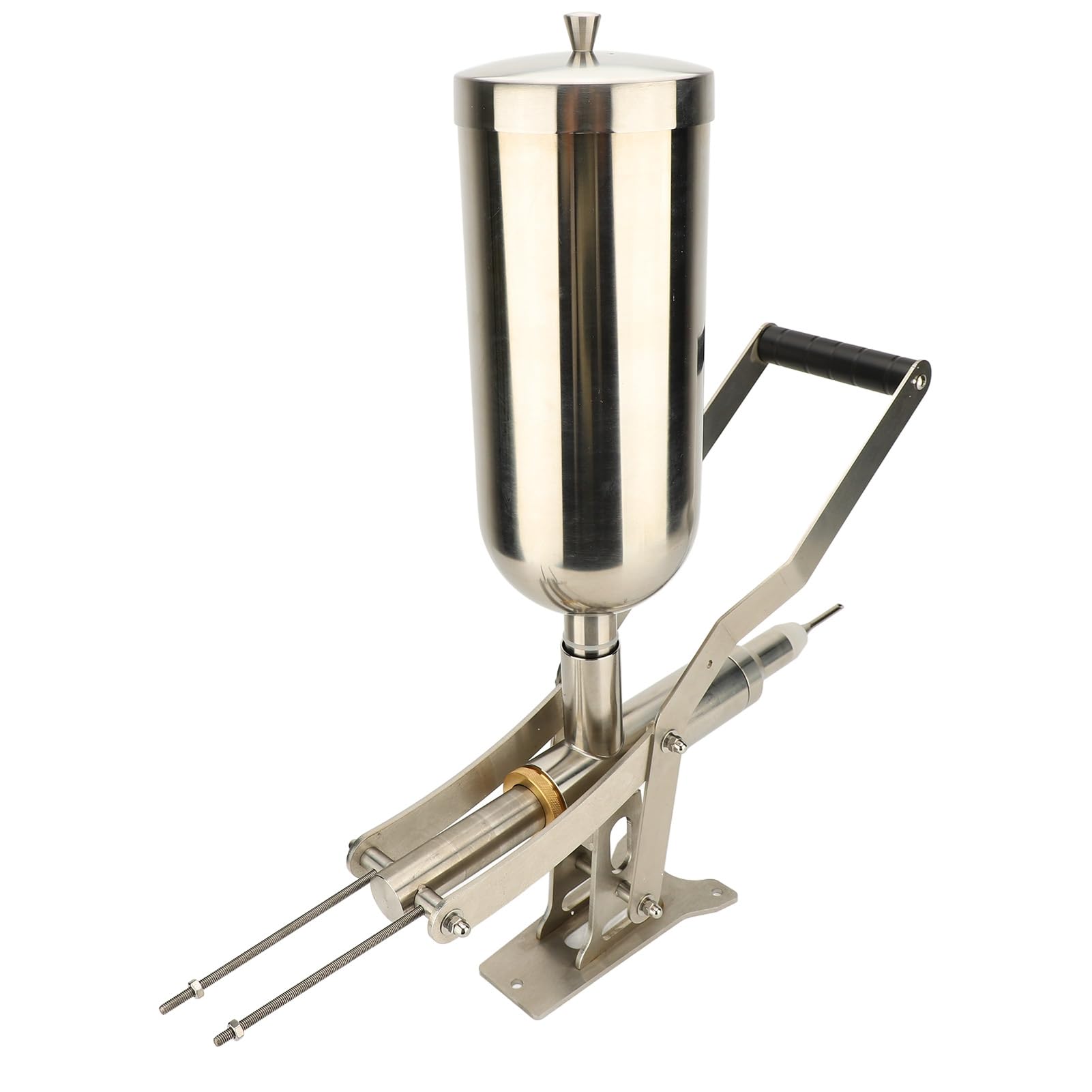Máquina llenadora de donas, 4,5 L, manual, de acero inoxidable 304, máquina de llenado de crema y gelatina para donas, para pan, pastel, churros, equipo profesional de panadería,