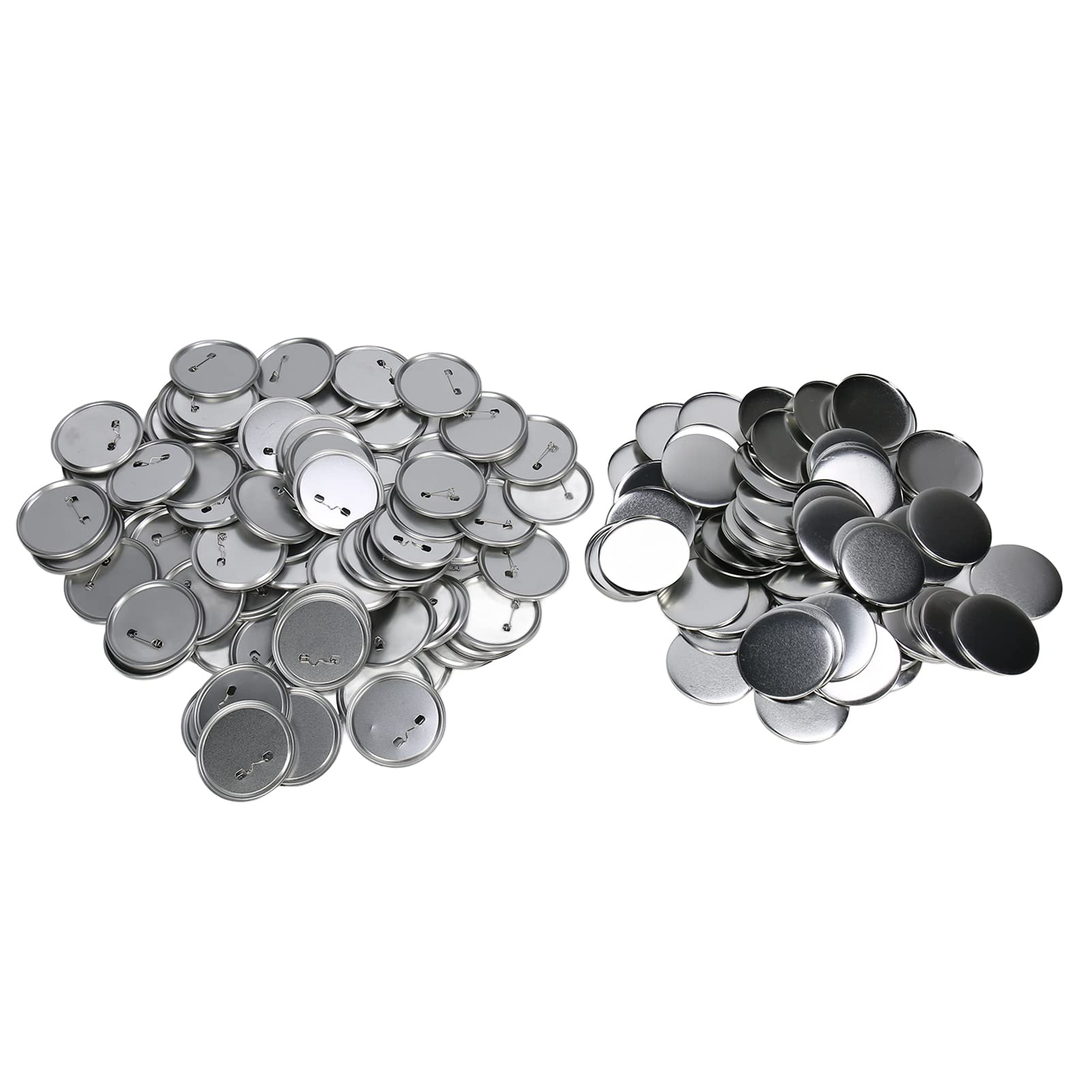 Tbest Ensemble de Pièces de Badge Bouton Vierge, 100 Ensembles de (75MM)