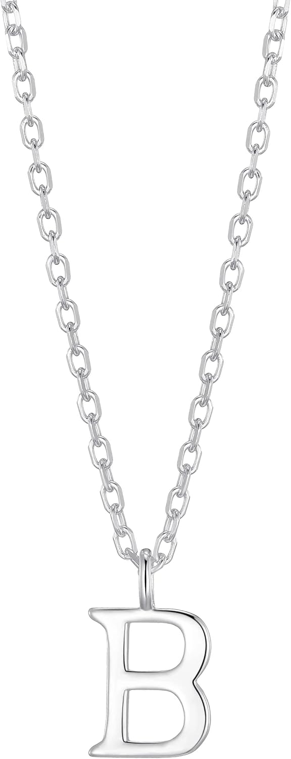 Philip Jones Sterling Silver Initial B Necklace, Sterling Silver (material), not a valid color value, Adjustable - Image 3