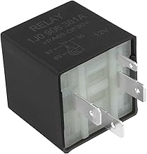 EMSea Fuel Pump Relay Replacement 1J0906381A 357906381A Compatible with VW Compatible with Audi Motor Control Relay DC 12V Black