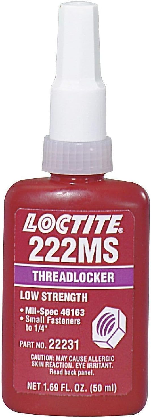 Loctite 22221 Threadlocker 222MS, Purple, 10mL Volume