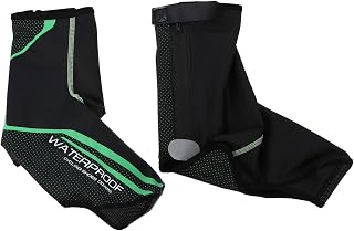 Kisangel 1 Pair shoe cover winter shoes cover windproof shoes cover rain overshoes excercise bike excersize bike bicicleta estatica para ejercicios Winter Road Bike Overshoes boot cover pu