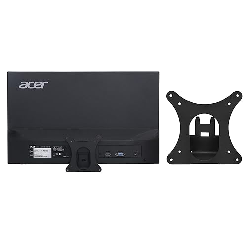 Quick Attach VESA Mount Bracket - Compatible with Acer R240HY bidx, R221Q, R271, SB220Q, R241Y, RT240Y, RT270, SA220Q, SA230 bi, SA240Y, SA270 Bbix, SB230, SB240Y & More - 75x75/100x100mm