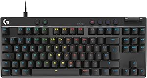 Logitech G PRO X TKL Rapid Tenkeyless Wired Gaming Keyboard with Magnetic Analog Switches, Trigger Mode, Adjustable Trigger, Adjustable RGB Lighting, DEU QWERTZ – Black