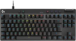 Logitech G PRO X TKL Rapid Tenkeyless Wired Gaming Keyboard with Magnetic Analog Switches, Trigger Mode, Adjustable Trigger, Adjustable RGB Lighting, DEU QWERTZ – Black