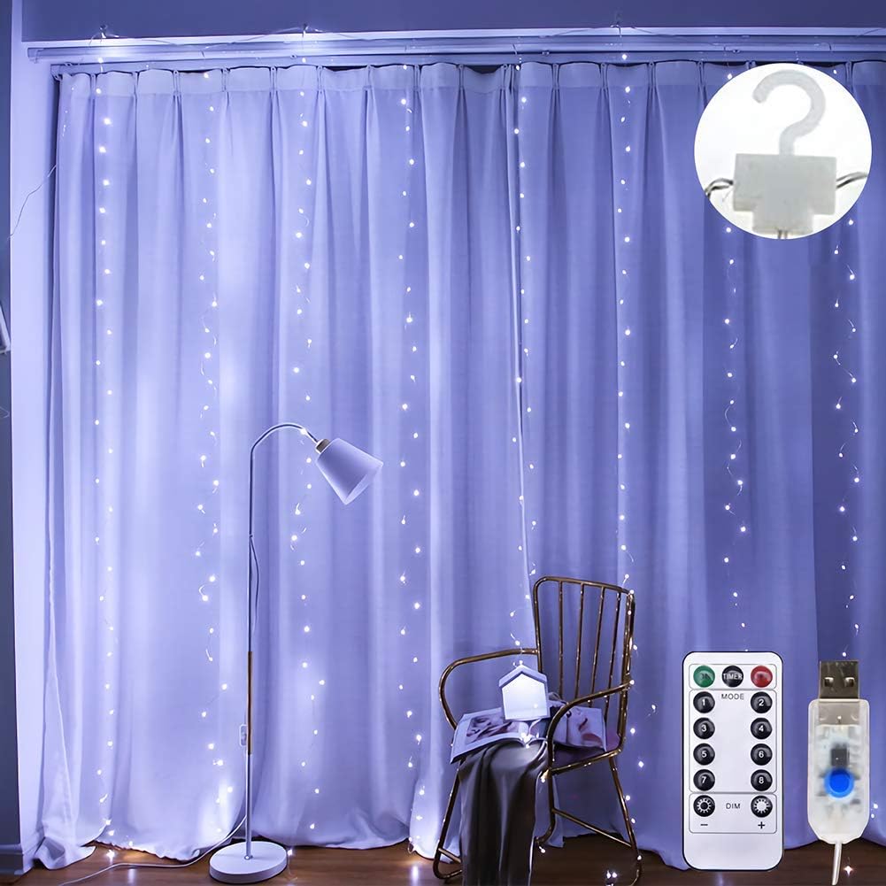 luci fiabesche per le feste in camera da letto