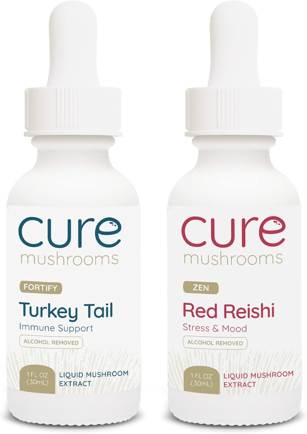 CURE MUSHROOMS Defense Pack Turkey Tail & Red Reishi