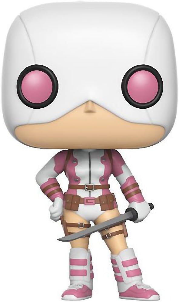 Funko Gwenpool: Gwenpool x POP! Marvel Vinyl Figure & 1 POP! Compatible PET Plastic Graphical Protector Bundle [#197 / 13206 - B]