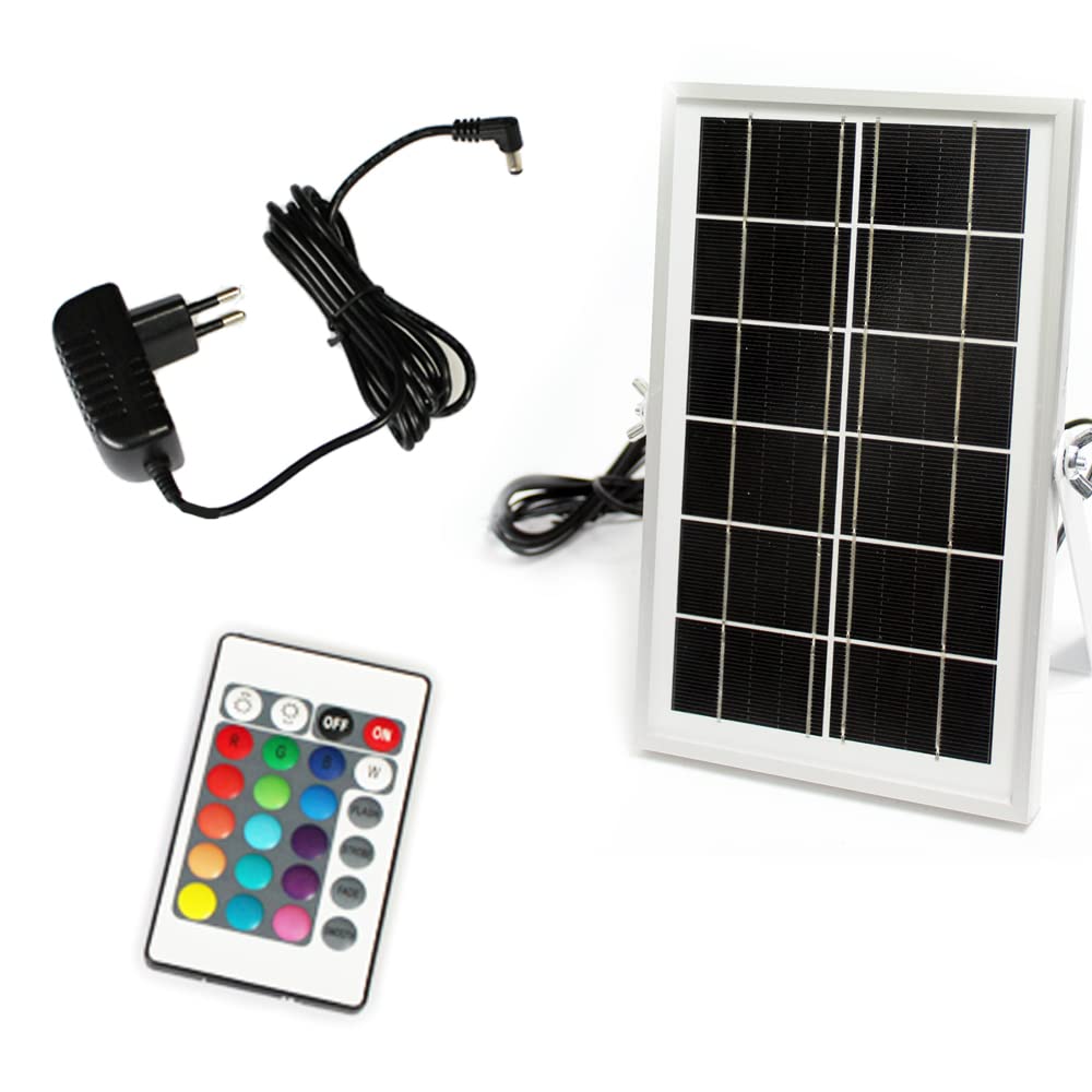 Arnusa Solar Blumenkübel 50 x 30 cm LED RGB Blumentopf Moderne Équerre Pflanzkübel Akku Gartenleuchte SolarlampeL8
