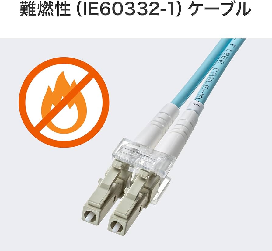 アーマード光ケーブル 150m - LC/LC コネクタ OM3 光ファイバー LCコネクタ付き光ファイバーケーブル｜1本から販売可能！シングル